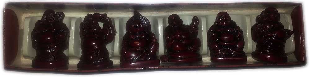 Figurki Budda komplet 6 sztuk