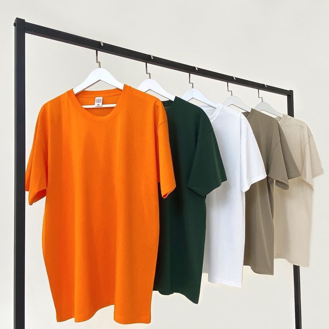 Базові оверсайз футболки у кольорах / Basic oversized T-shirts