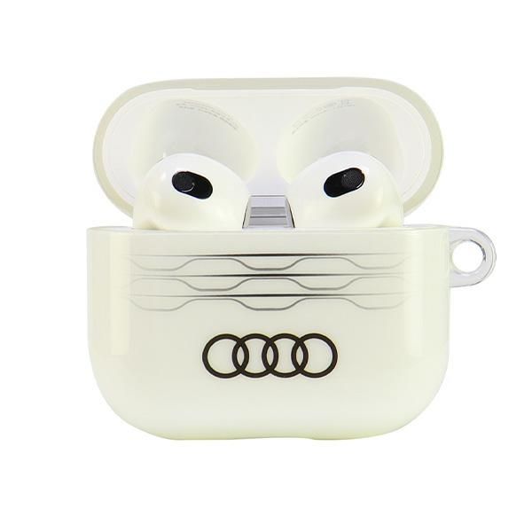 Audi IML Geometric Pattern AirPods 3cover biały/white