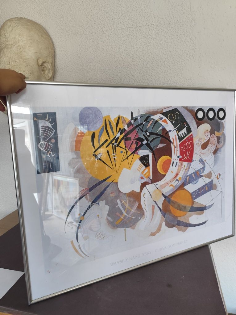 Kandinsky plakat poster vintage retro prl