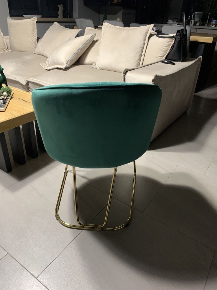 Krzesła złote nowoczesne OKAZJA design