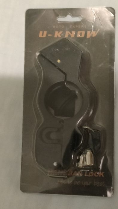 Cadeado para moto ou bicicleta.