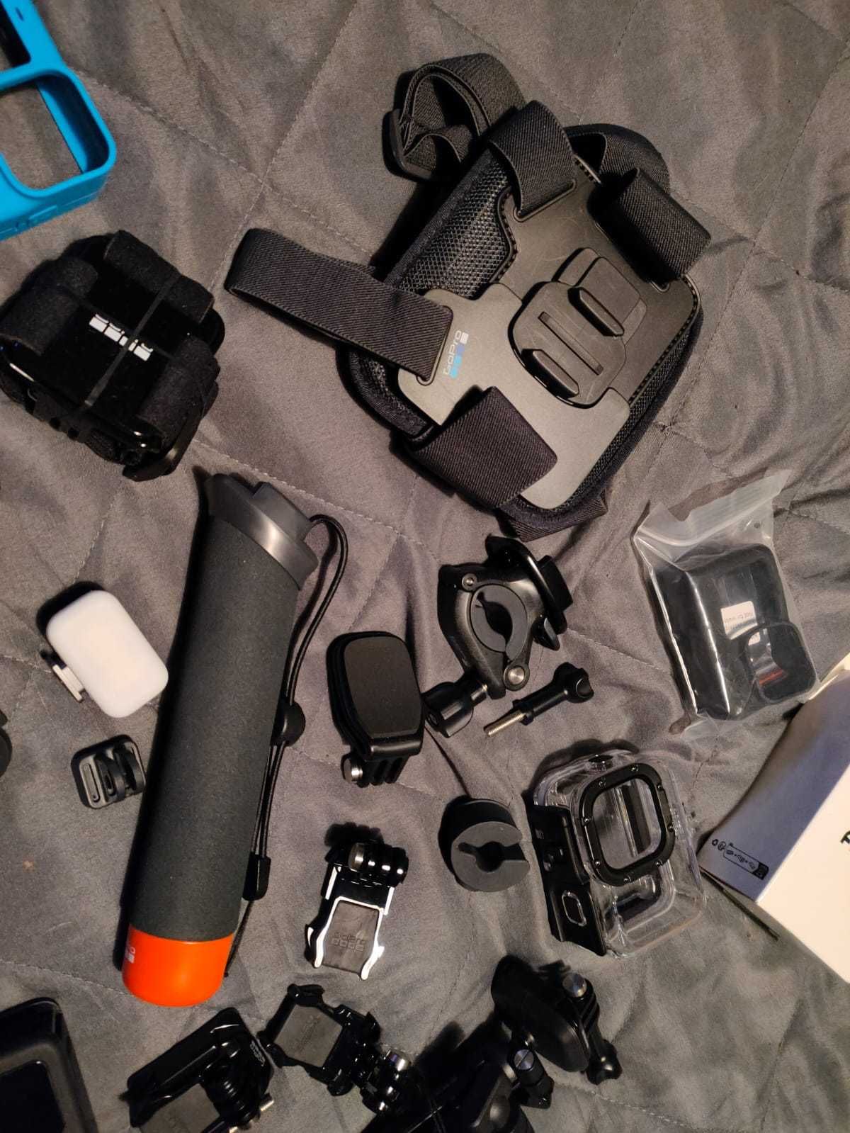 Duży Zestaw GoPro Hero9 Black Jak NOWY