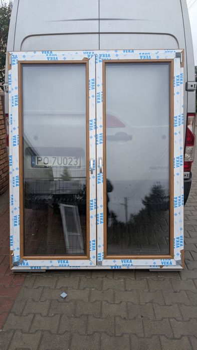 KR HAUS drzwi 160x200 tarasowe 3 szybowe nowe winchester okna POZNAŃ