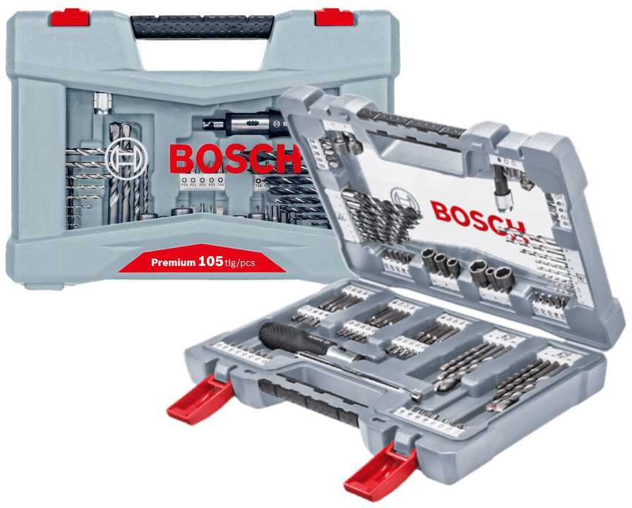 105-częściowy zestaw wierteł i końcówek wkręcających Bosch Premium 105