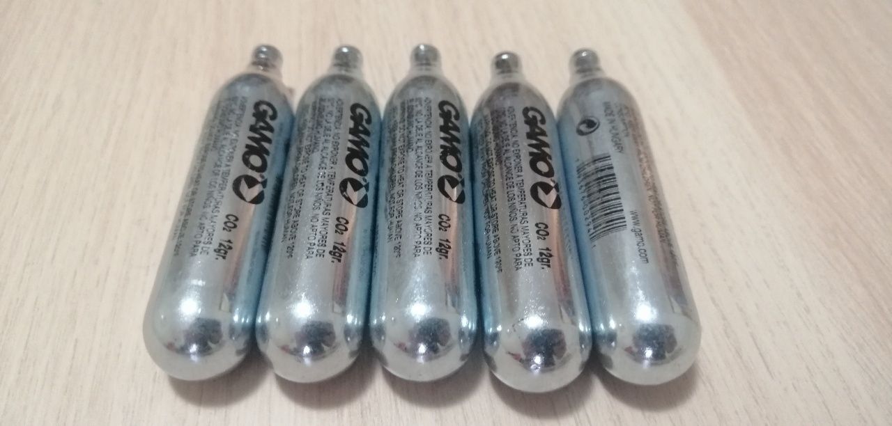 Botijas / Cápsulas de Co2 12g Gamo