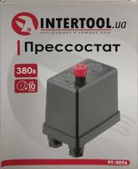 Пресостат 380В (блок автоматики компресора) 10 bar INTERTOOL PT-9096