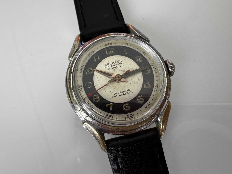 zegarek męski - Savillon - Enicar - krab