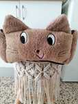 Cama para gatos bege