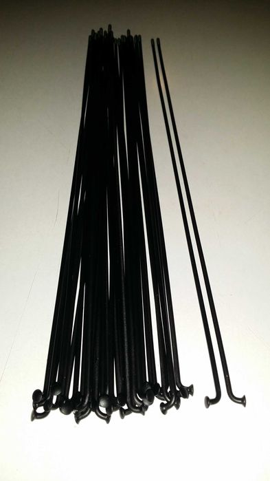 Raios pretos bicicleta montanha -BTT- Conjunto 36 Raios PRETOS NOVOS