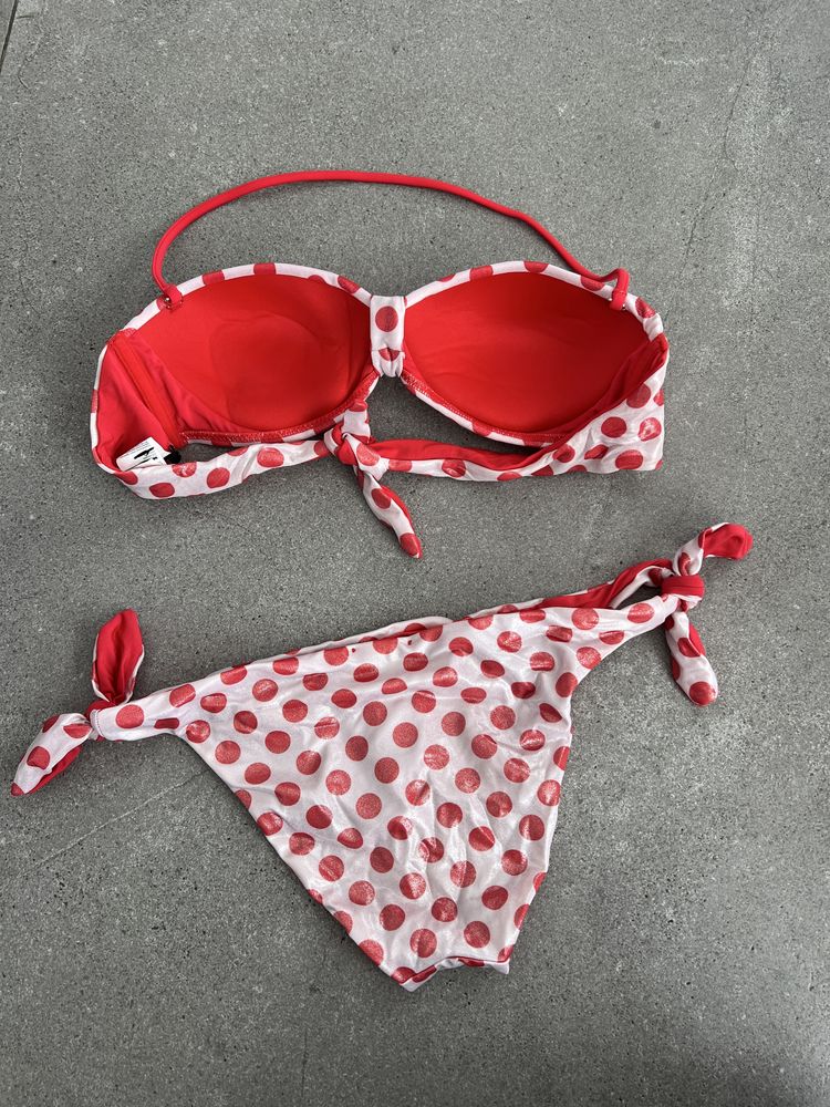 Tezenis strój kąpielowy bikini S w kropki