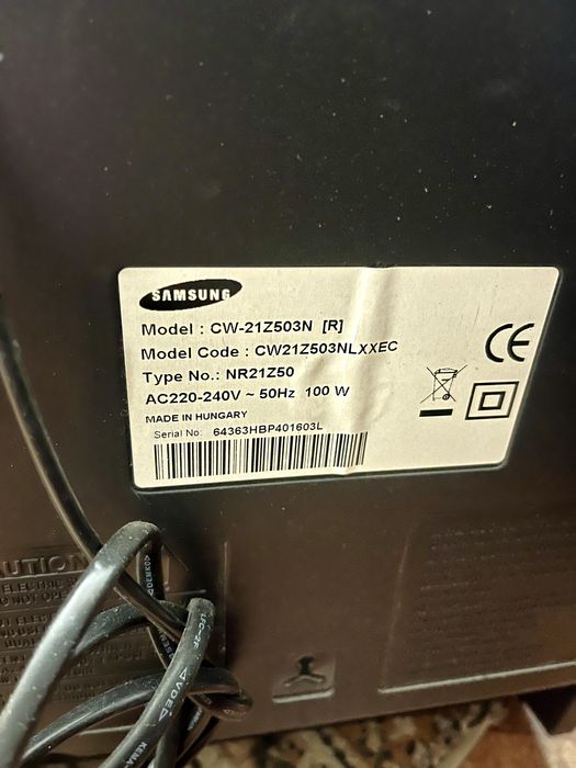 TV Samsung usada a funcionar