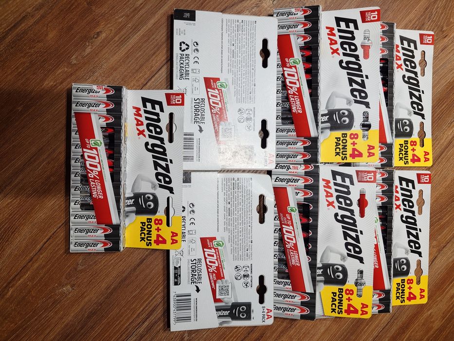 Baterie Energizer Max AA 120 sztuk