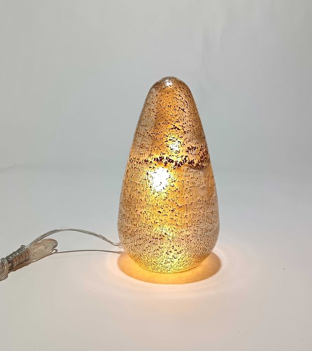 Candeeiro Volcano Prata | Vidro da Marinha Grande!