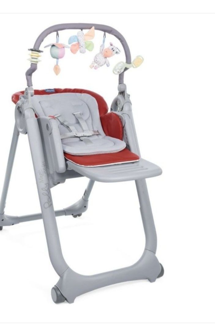 Cadeira de Refeição CHICCO Polly Magic Relax Red Passion
