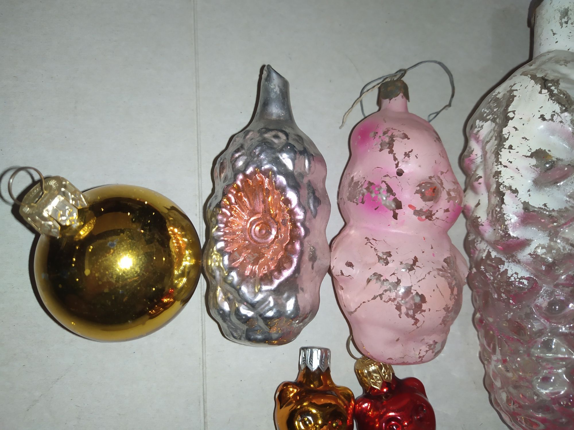 Игрушки новогодние СССР стеклянные 6шт.100грн.за все