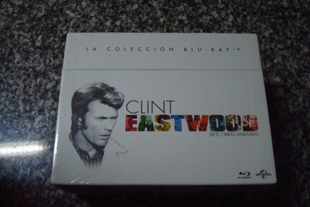 clint eastwood blu ray 7 filmes selados e outros blu ray