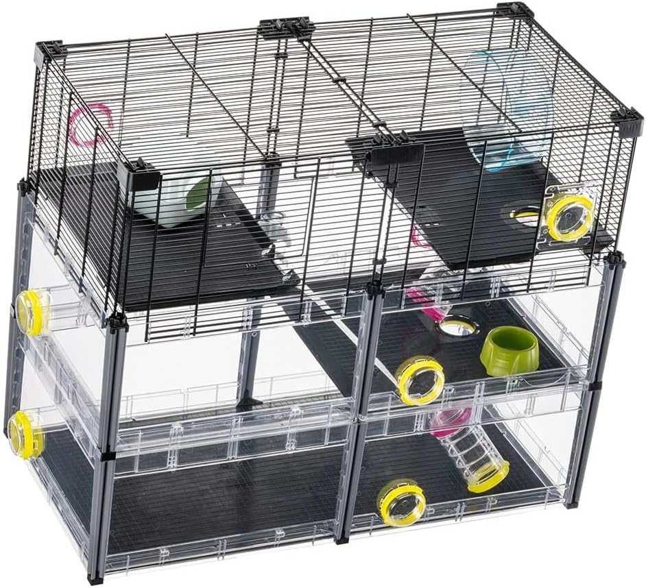 PORTES GRÁTIS - Gaiola Hamster FERPLAST MULTIPLA CRYSTAL
