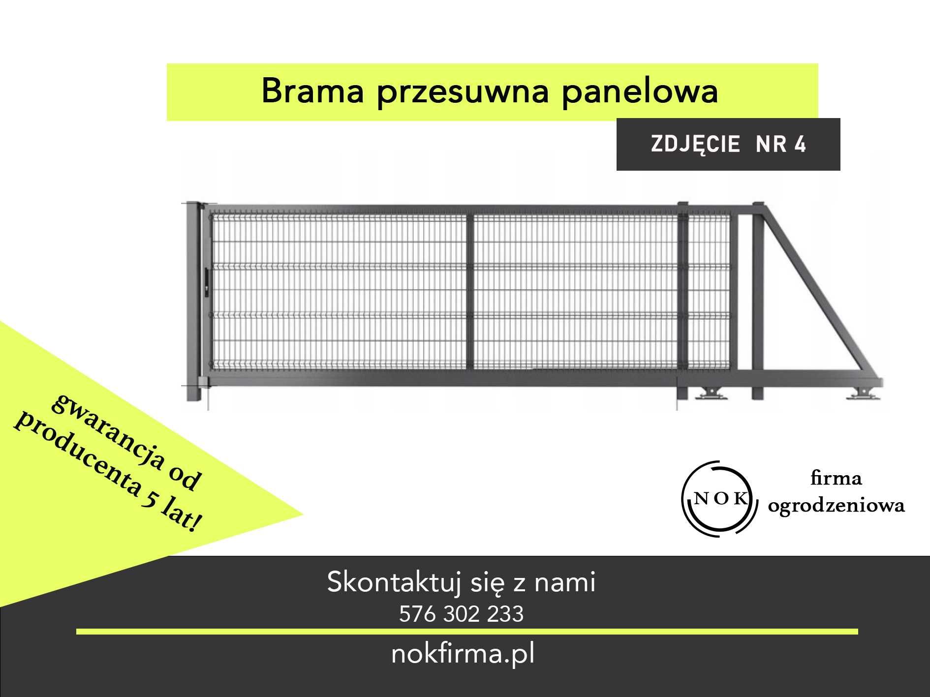 Producent bram ogrodzeniowych * Niskie ceny*Terminy 20 dni z dostawą