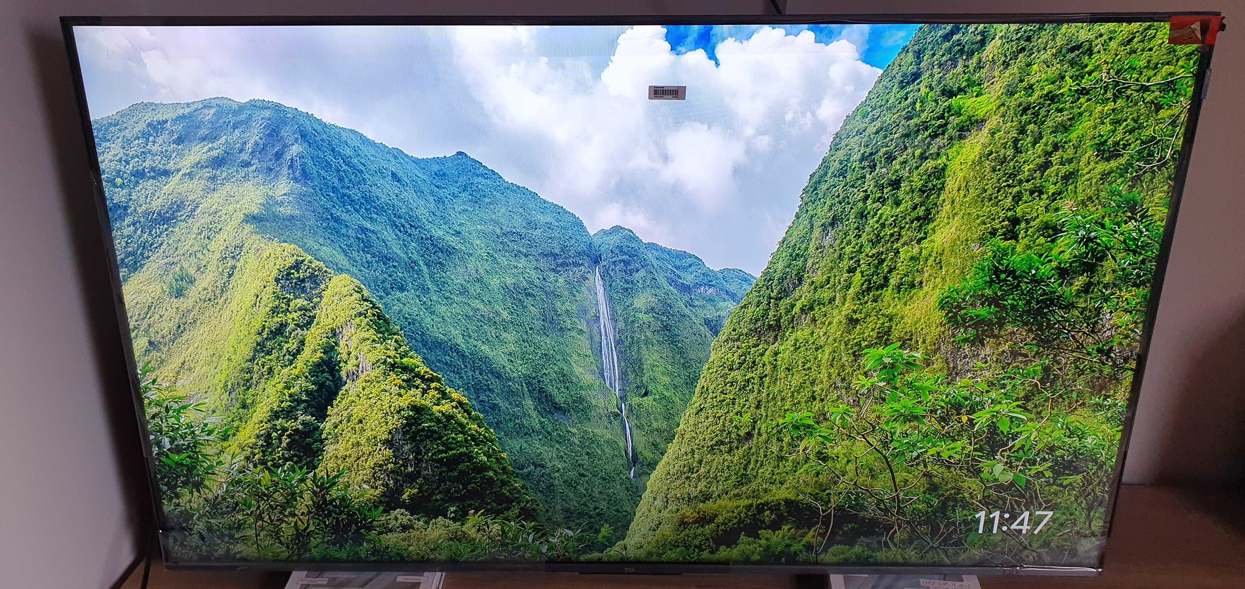 Nowy TV 55 cali QLED TCL 55C655 Pro Full Array ONKYO 50W Gwarancja 24m