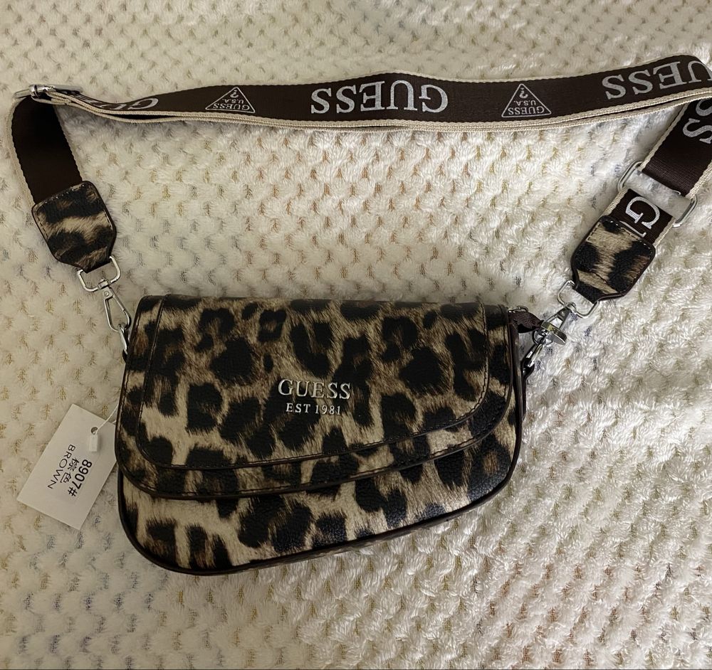 Сумка Guess леопардова