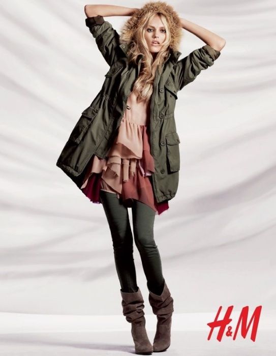 Kurtka zimowa Parka HM Ania Rubik XS S M