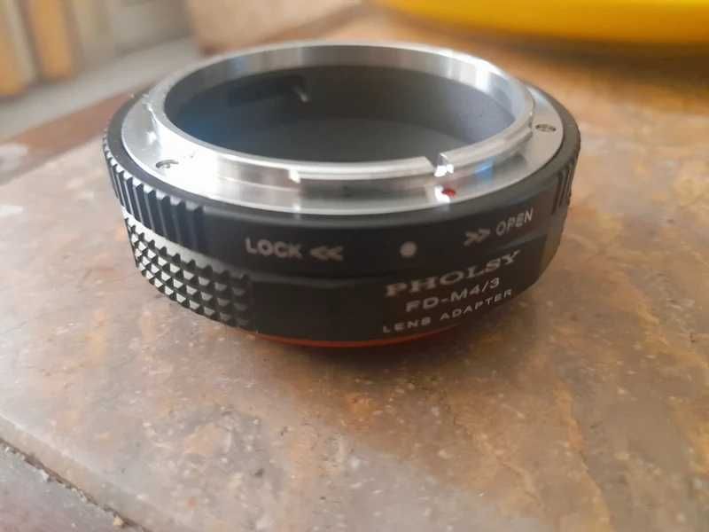 Adaptador para lentes Canon FD