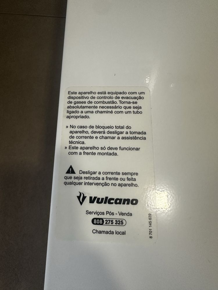Esquentador Vulcano NOVO