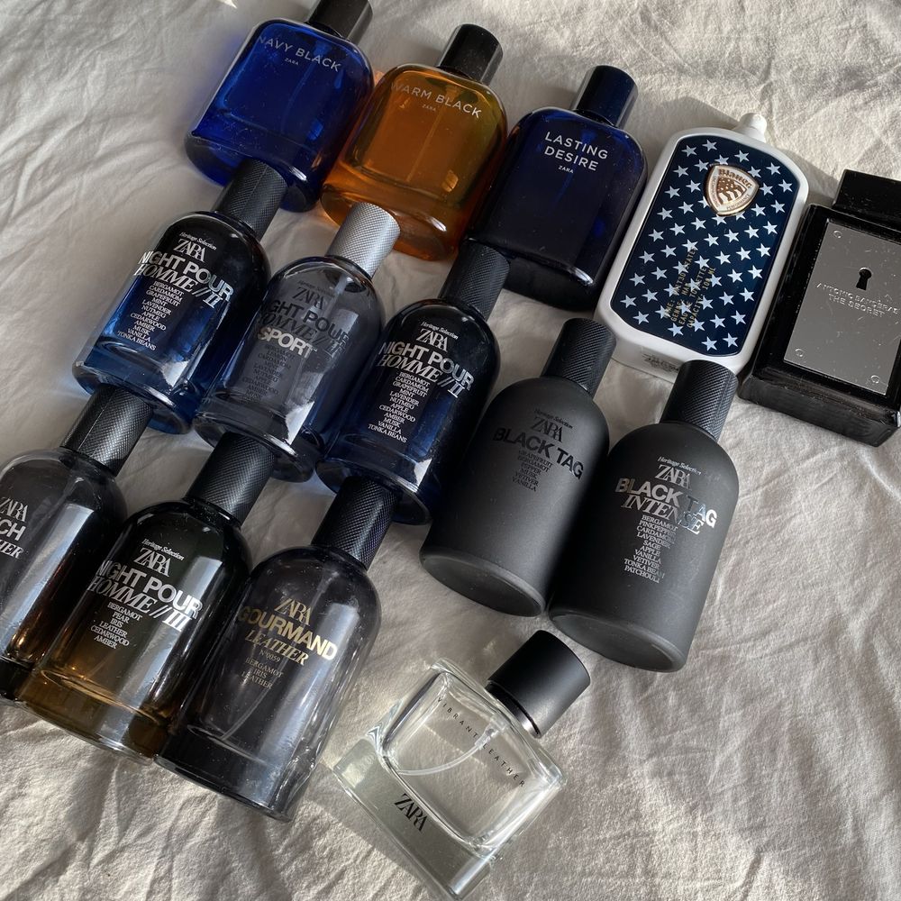 14 puste flakony butelki perfum perfumy zara mieszane inne