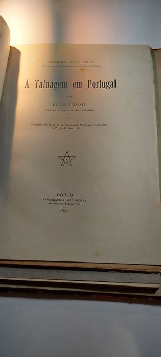 A Tatuagem em Portugal - Rocha Peixoto (1892)  + 2 Livros (Ver fotos)