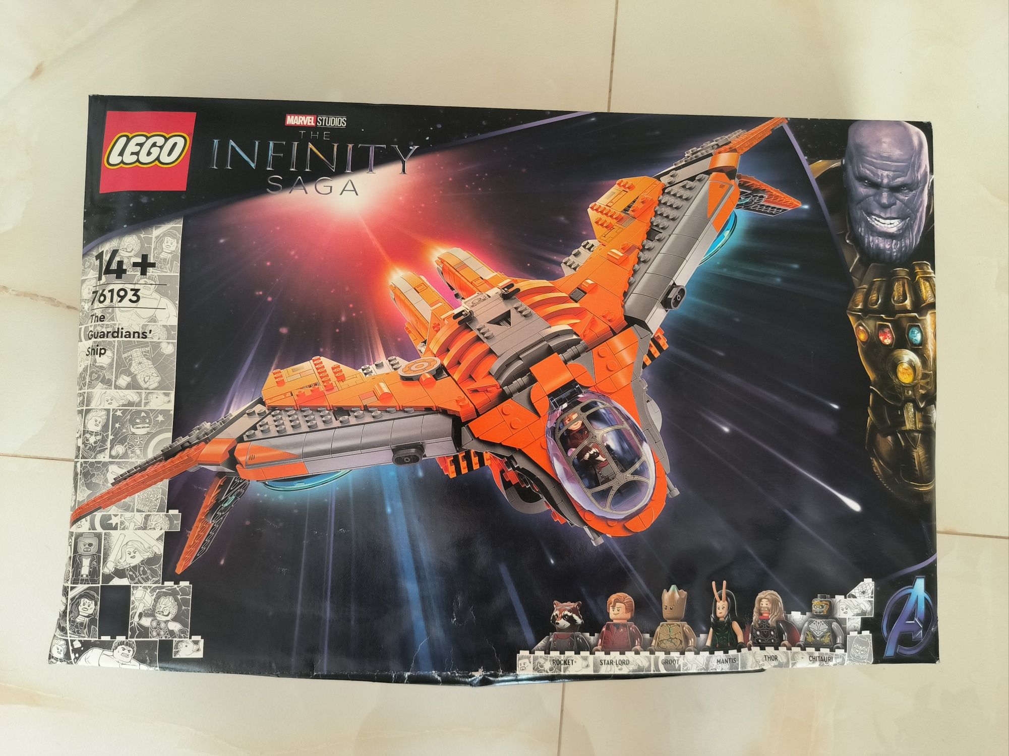 Новий Lego 76193 Marvel Avengers The Guardians' Ship