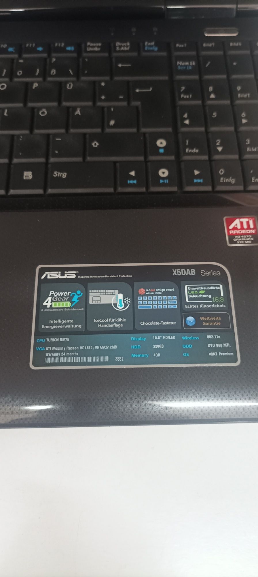 Ноутбук Asus з Німеччини