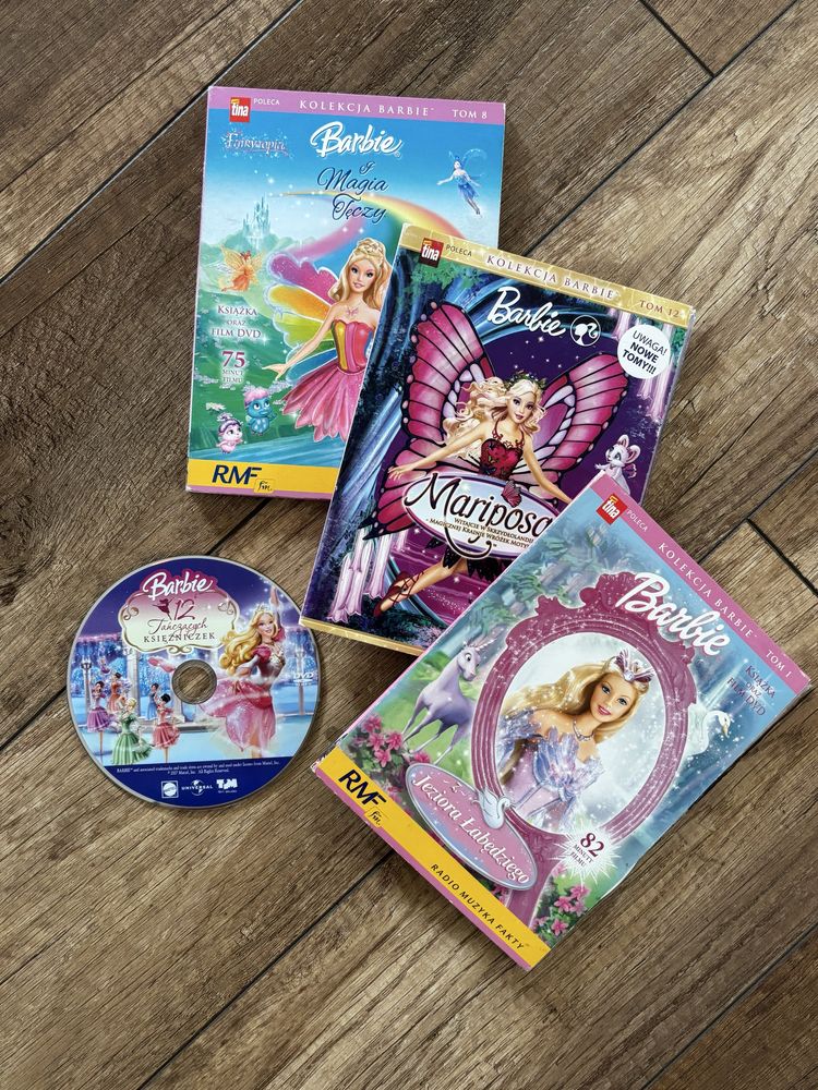 Barbie płyty DVD zestaw