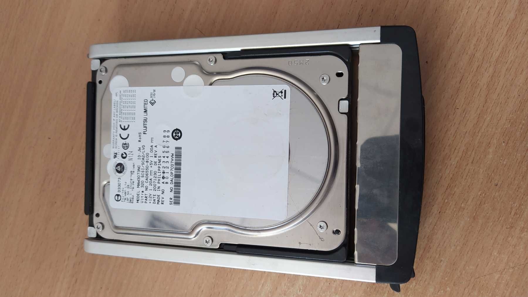 Жесткий диск FUJITSU 73.5ГБ 10000RPM 8МБ SCSI 3.5" (MAW3073NC)