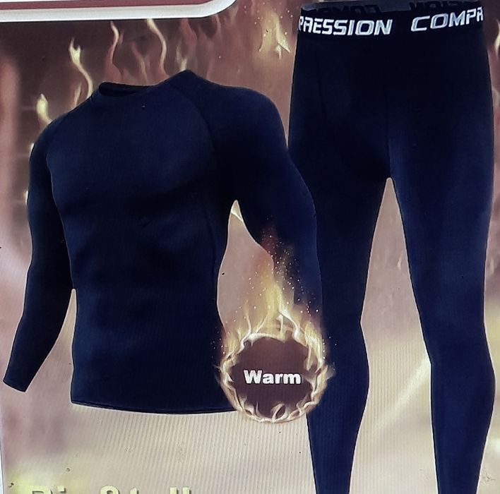 Ого-го какой размер флисовый комплект, термо бельё батал 6XL