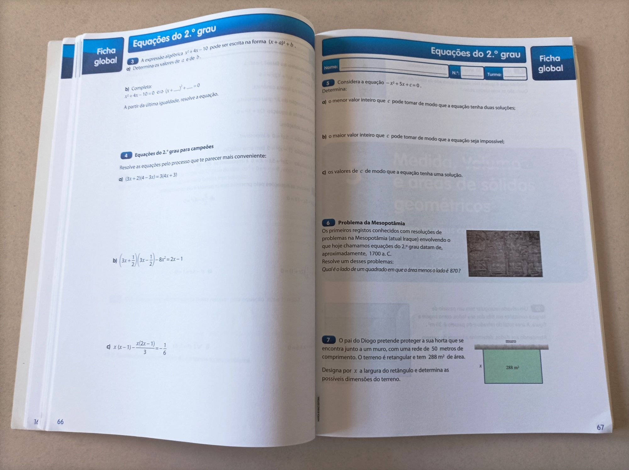 Matemática em Ação 9 - 9° Ano - Caderno de Atividades (Novo)