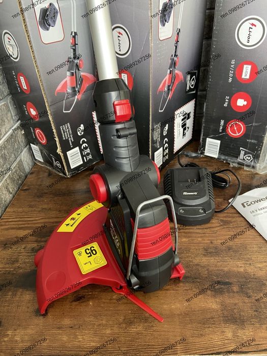 Акумуляторний тример для трави, коса, Powerg Німеччина