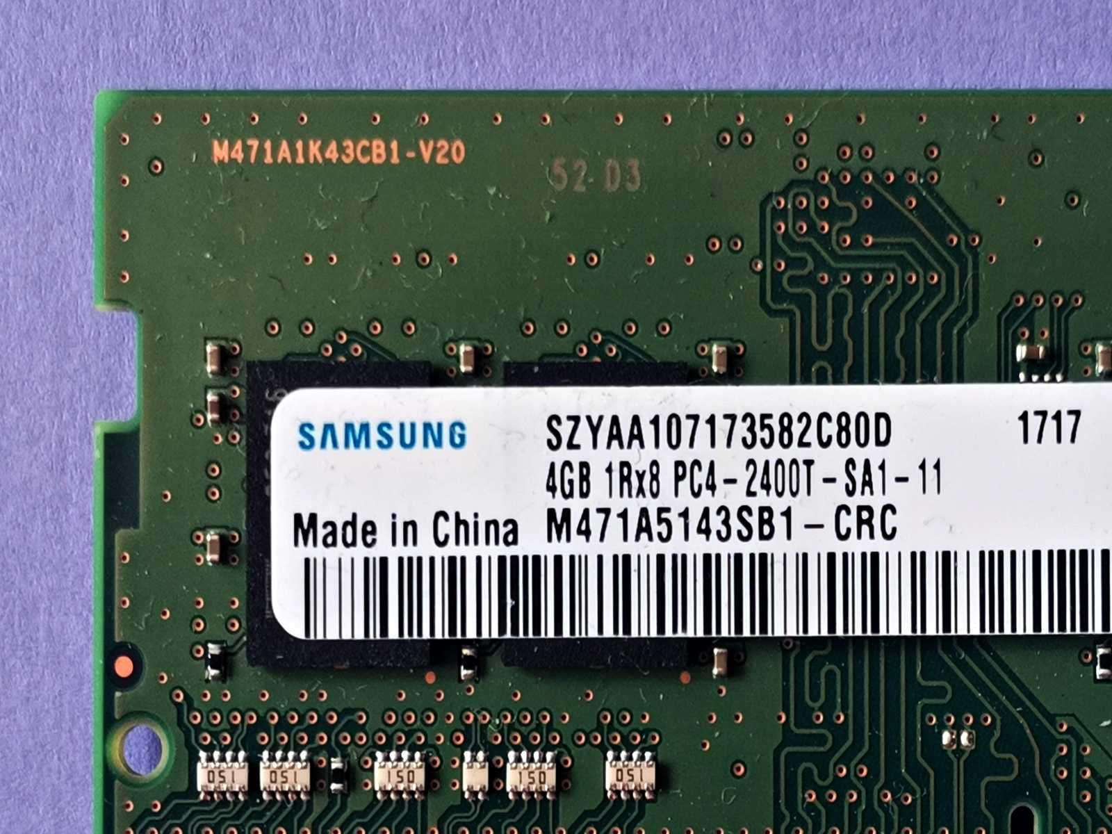 DDR4 4GB Samsung 2400T