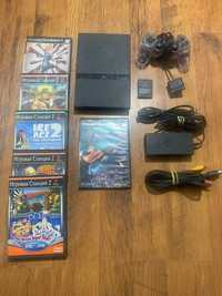 Sony PlayStation 2 (SCPH-75008) комплект + ігрові диски