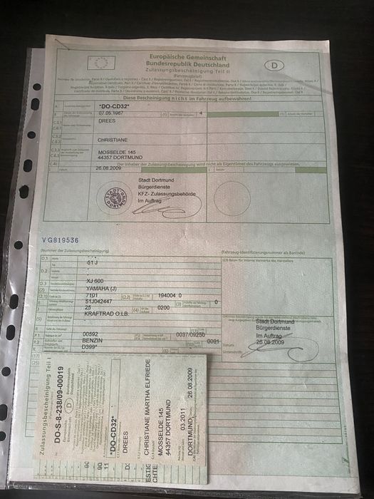 ямаха 600 Диверсія