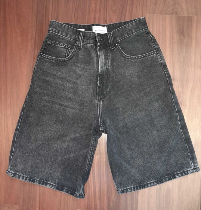 Calções ganga preto STWD