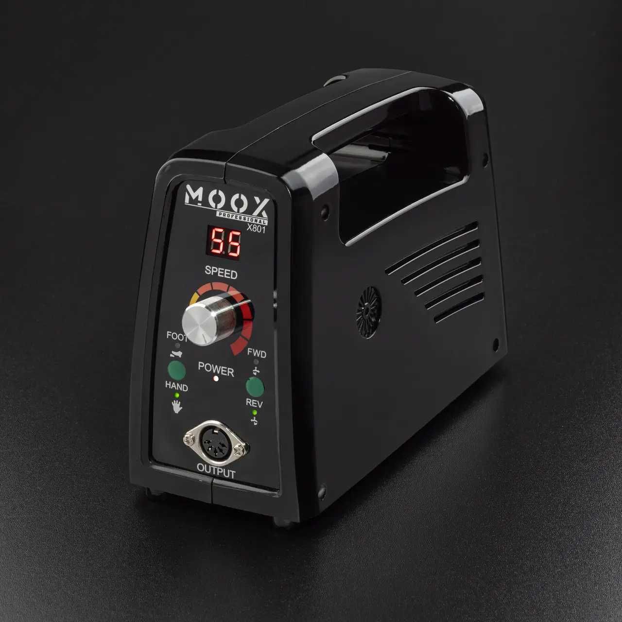 Фрезер для манікюру та педикюру MOOX X 801 55 000 об/хв 80 W Чорний