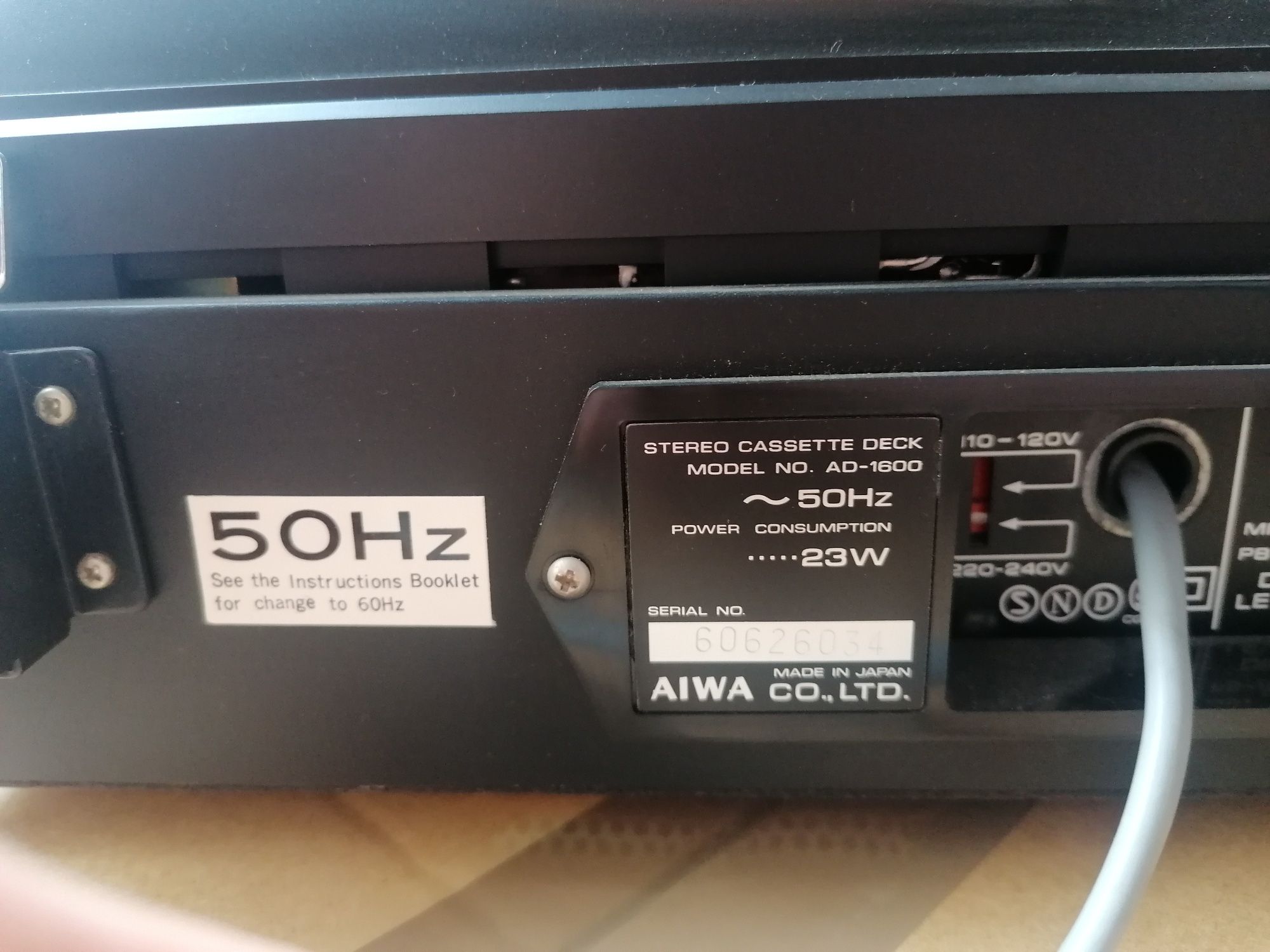 Stereo Cassette Deck Aiwa