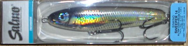 Salmo Sweeper 14cm 50g Silver Chartreuse Shad