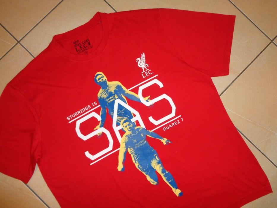 LIVERPOOL Suarez Sturridge LUX oryg. czerwona męska koszulka NOWA XXL