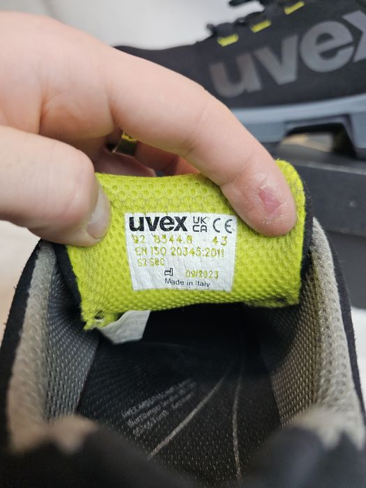 Робочі Safety кросівки Uvex 43 розмір