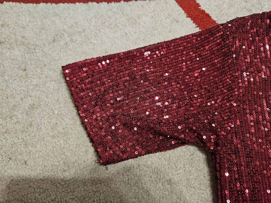 Vestido brilhantes bordeaux (TU) New Collection - novo (oferta fio)

V