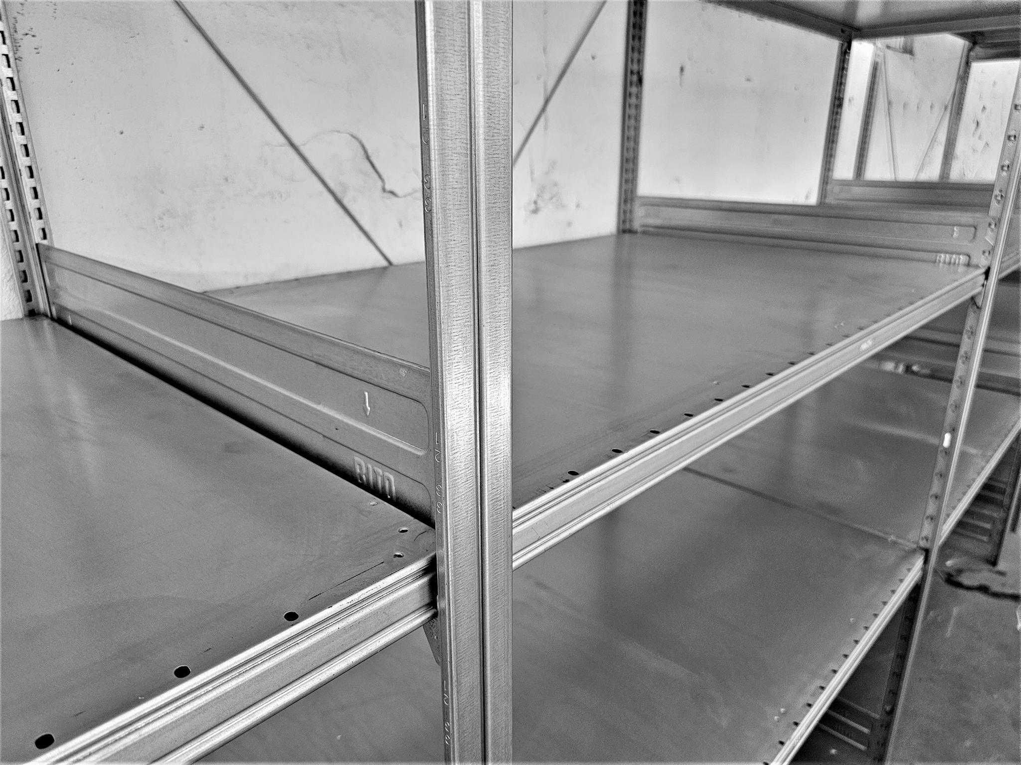 Regał Metalowy 82x200x381cm/9p Magazynowy Ocynk Garaż Warsztat Piwnica