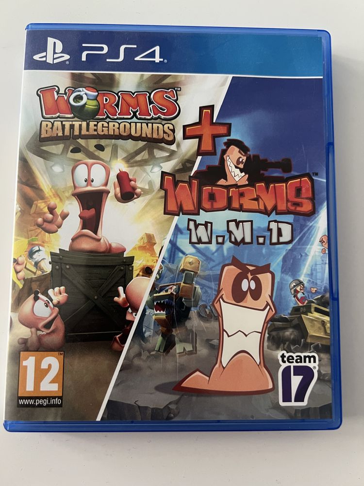 Worms battlegrounds + Worms W.M.D ps4