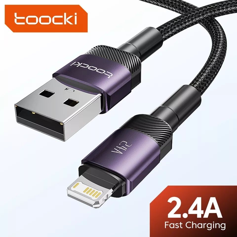 Кабелі toocki, usb a - lighting, apple iphone